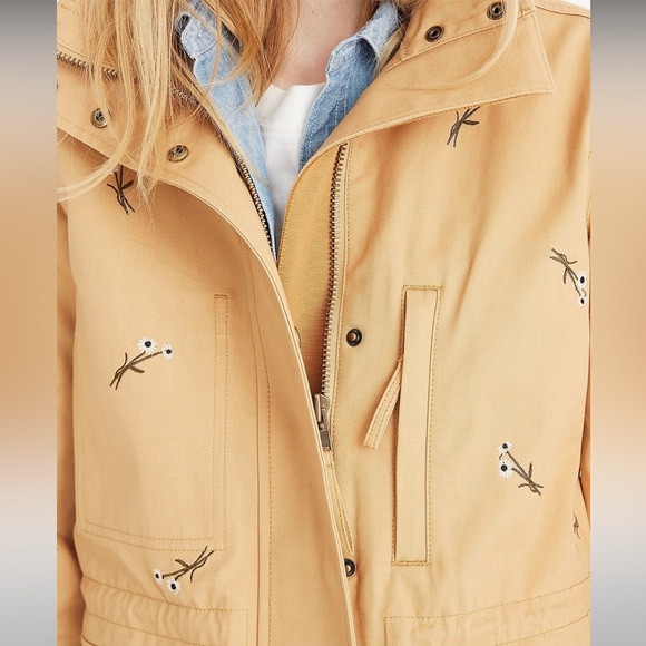 EUC worn once Madewell Embroidered Passage Jacket XS - Picture 3 of 7